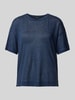 Weekend Max Mara T-shirt met extra brede schouders, model 'BARCA' Donkerblauw