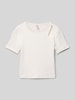 Only Slim fit T-shirt van katoenmix, model 'NESSA LIFE' Wit