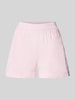 Rich & Royal Shorts mit elastischem Bund Rosa