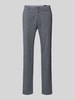 Cinque Slim fit stoffen broek met stretch, model 'CiBrody' Blauw gemêleerd