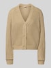 NOISY MAY® Relaxed Fit Cardigan in Strick-Optik Modell 'CHARLIE' Sand