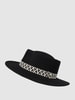 Barts Fedora van wolvilt, model 'Fawne' Zwart