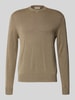 ONLY & SONS sweter w kroju regular fit z czystej bawełny model 'GARSON' Beżowy