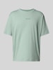 BOSS Green T-Shirt mit Label-Print und Rundhalsausschnitt Mint