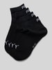 PUMA Sneakersocken mit Logo im 4er-Pack Black