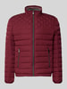 Christian Berg Men Steppjacke mit Reißverschlusstaschen Dunkelrot