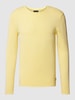 Only & Sons Strickpullover mit Label-Detail Modell 'ONSGARSON' Hellgelb