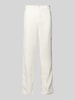 Casual Friday Regular Fit Leinenhose mit Eingrifftaschen Modell 'Pandrup' Weiss