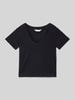 Mango T-Shirt aus reiner Baumwolle Black