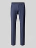 HUGO Regular Fit Bundfaltenhose Modell 'Hesten' Rauchblau Melange