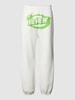 REVIEW Sweatpants met gewatteerde logoprint Offwhite