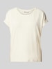 Only Regular fit T-shirt met viscose, model 'MOSTER' Offwhite