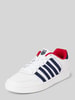 K-SWISS Leren sneakers met logoprint, model 'Court Palisades' Wit
