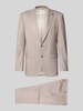 Roy Robson Regular Fit Anzug mit Reverskragen Beige