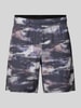 EA7 Emporio Armani Loose fit sweatshorts met labelprint, model 'VENTUS' Middengrijs