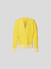 Jacquemus Strickjacke mit Kontraststreifen Gelb