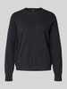BOSS Relaxed fit gebreide pullover van puur kasjmier, model 'FASCONA' Zwart