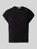 ba&sh T-shirt w stylu one-shoulder model 'ALLIA' Czarny