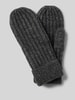 MSCH Copenhagen Fäustlinge mit Alpaka-Anteil Modell 'Hope Icon' Dunkelgrau Melange