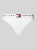 TOMMY HILFIGER String met elastische band met label, model 'TH Heritage' Wit