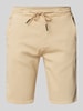 Blend Slim Fit Shorts mit Tunnelzug Modell 'BLIZZARD' Beige