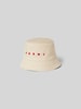 Marni Bucket Hat aus reiner Baumwolle Beige