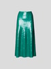 Victoria Beckham Midirock mit Paillettenbesatz Mint