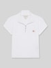 Calvin Klein Jeans Slim Fit cropped T-Shirt aus Baumwoll-Mix Weiss