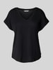 Tom Tailor Denim Loose Fit T-Shirt aus aus Viskose-Mix Black