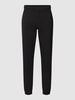 CK Calvin Klein Spodnie dresowe o kroju comfort fit w jednolitym kolorze Czarny