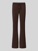 REVIEW Flared Sweatpants aus reiner Baumwolle Dunkelbraun