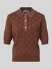 Essentiel Antwerp Relaxed Fit Pullover aus Viskose-Mix Modell 'KRAB' Mittelbraun Mel
