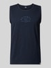 LERROS Tanktop mit Statement-Print und Rundhalsausschnitt Marine