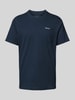 Barbour T-shirt met borstzak, model 'Langdon' Bleu