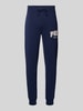 Polo Ralph Lauren Slim fit sweatpants met labelstitching Marineblauw