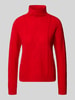 Christian Berg Woman Kaschmirpullover mit Zopfmuster Rot