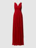 TROYDEN COLLECTION Abendkleid mit Taillenpasse Rot