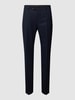 Windsor Stoffen broek met Franse steekzakken, model 'Santios' Marineblauw