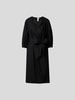 Lu Li Lina Blusenkleid im Oversized-Look Black