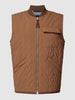 Marc O'Polo Bodywarmer met opstaande kraag Camel