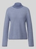 Tom Tailor Pullover mit Mock Neck Kragen Hellblau