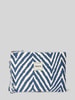 Barts Clutch mit Label-Patch Modell 'JUNO' Blau