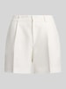 Lauren Ralph Lauren regular fit chinoshorts van mix van linnen en viscose Wit