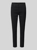 Angels Korte jeans met labelpatch, model 'Ornella' Zwart