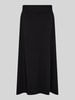 Soyaconcept Ausgestellter Midi-Rock aus Modal-Mix Modell 'BANU' Black