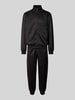 EA7 Emporio Armani Sweatanzug mit Label-Print Black