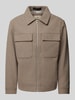 Jack & Jones Premium Jack met kentkraag, model 'BLURUSSEL' Beige