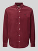 Carhartt Work In Progress Regular fit vrijetijdsoverhemd met button-downkraag, model 'MADISON' Bordeaux