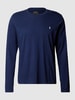 Polo Ralph Lauren Underwear Longsleeve aus Baumwolle mit Label-Stitching Marine