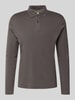 Christian Berg Men Regular Fit Poloshirt aus reiner Baumwolle Anthrazit
